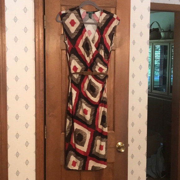 Lauren Ralph Lauren Dresses & Skirts - Ralph Lauren faux wrap dress Lauren Ralph Lauren Dresses & Skirts - Ralph Lauren faux wrap dress